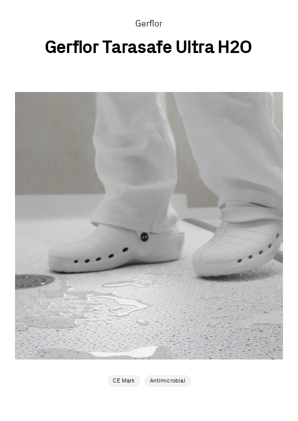 Gerflor Tarasafe Ultra H2O spec sheet